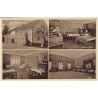 Waldau, O/L. Gerichtskretscham, Besitzer Erwin Göldner Telefon 58. Gastzimmer. Diele. Saal