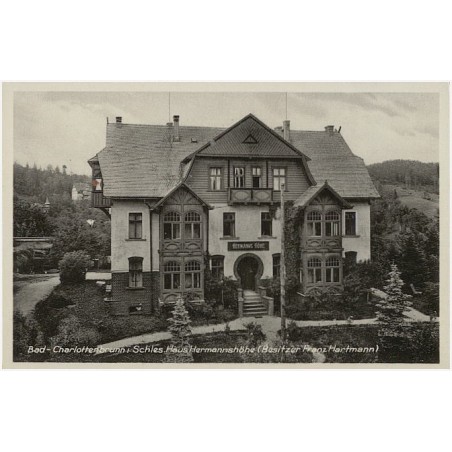 Bad Charlottenbrunn i. Schles. Haus Hermannshöhe (Besitzer Franz Hartmann)