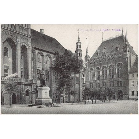 Toruń, Ratusz i Dwór Artusa. [Thorn, Rathaus und Artushof]
