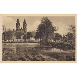 Grüssau i. Schles. Marienkirche, Westseite. Aufgenommen auf Kranzplatten