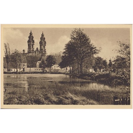 Grüssau i. Schles. Marienkirche, Westseite. Aufgenommen auf Kranzplatten