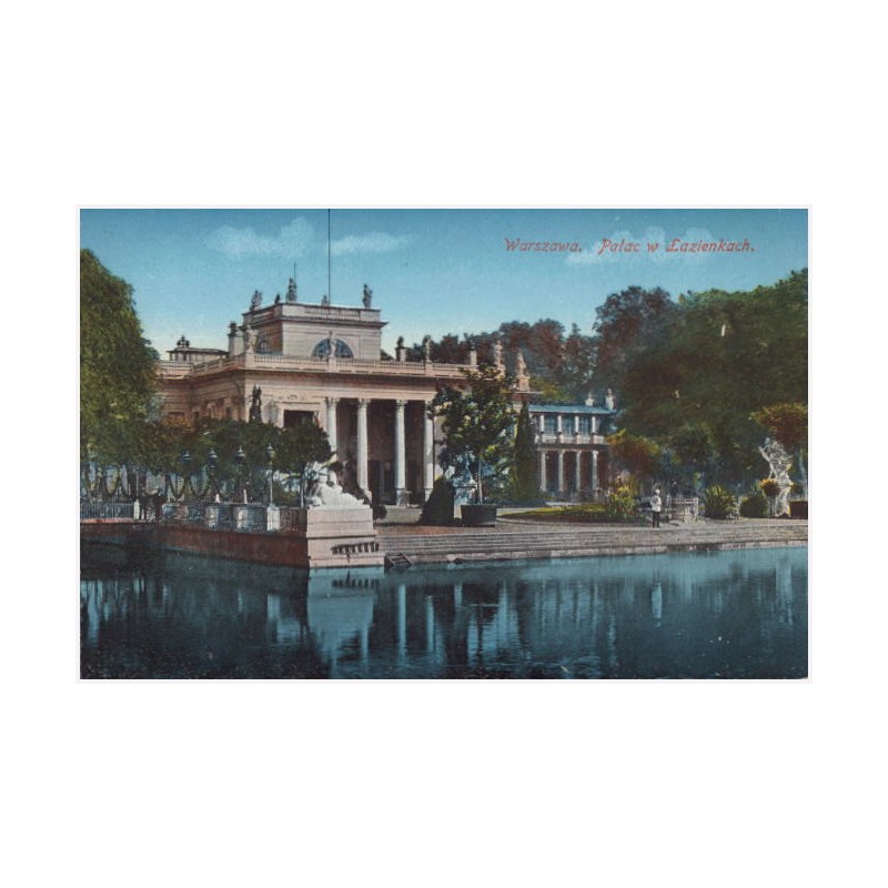 Warszawa. Pałac w Łazienkach