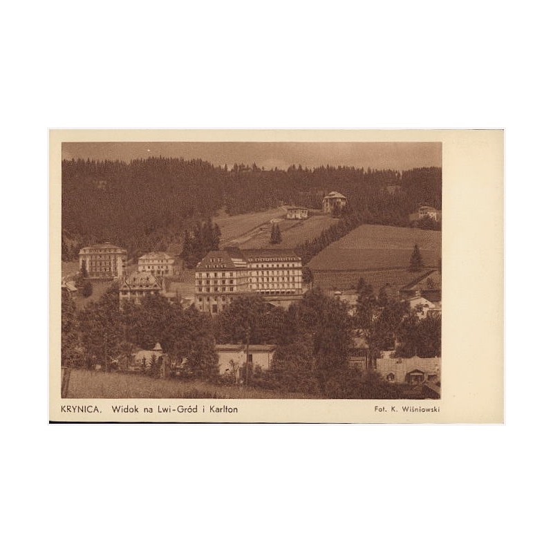 Krynica. Widok na Lwi-Gród i Karlton. Fot. K. Wiśniowski. Krynica - Polska