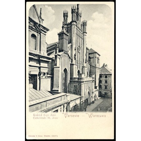 Varsovie - Warszawa. Kościół S-go Jana. Cathédrale St. Jean