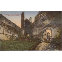 Burgruine Kynast im Riesengebirge. Innenansicht vom Hungerturme