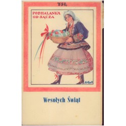 Podhalanka od Sącza. A. Gr. O. Wesołych Świąt. [...] wzór 130