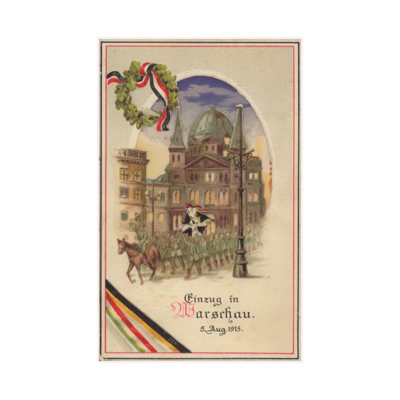 Einzug in Warschau. 5. Aug. 1915
