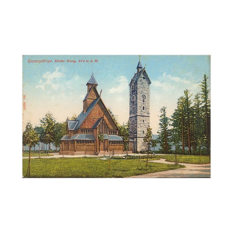 Riesengebirge. Kirche Wang, 874 m ü. M