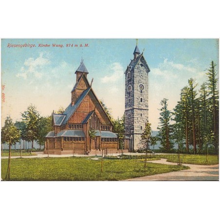 Riesengebirge. Kirche Wang, 874 m ü. M