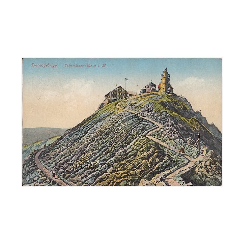 Riesengebirge. Schneekoppe 1605 m ü. M