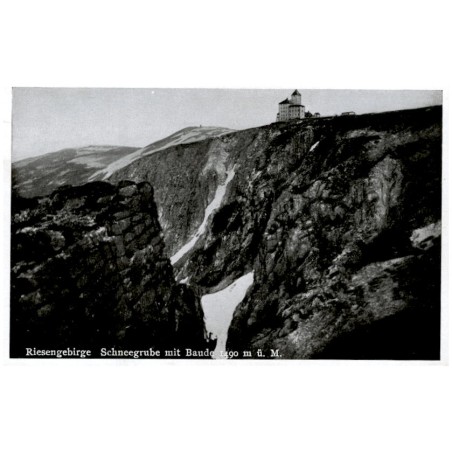 Riesengebirge. Schneegrube mit Baude 1490 m ü. M.