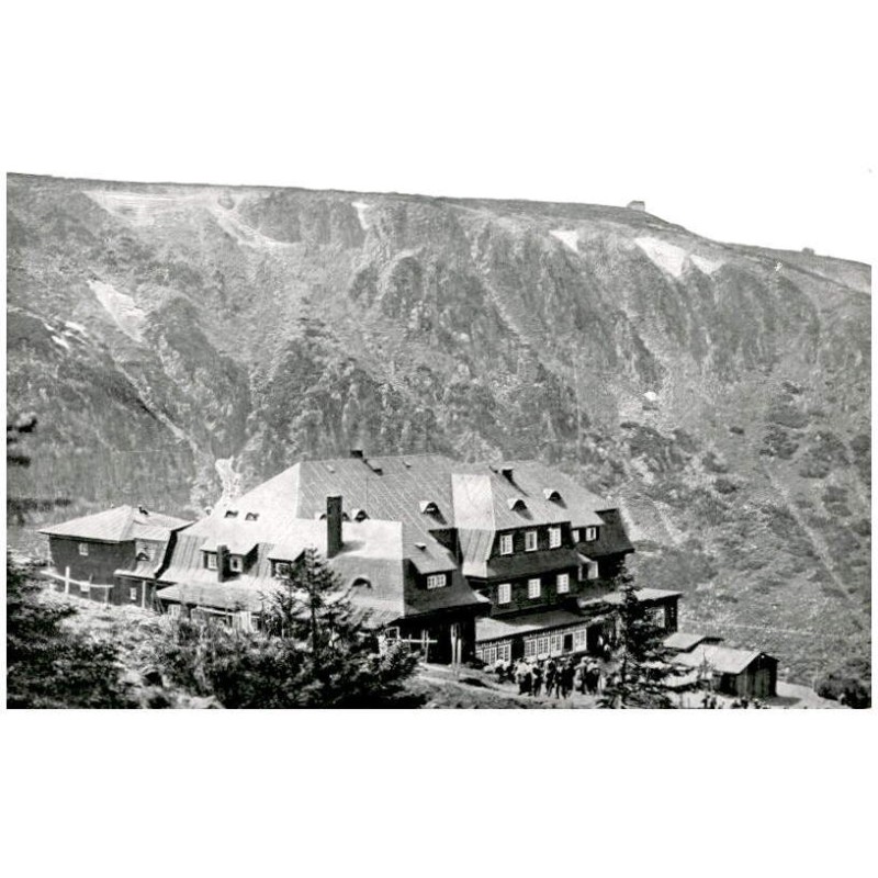 Riesengebirge. Hampelbaude 1258 Meter ü. d. M.