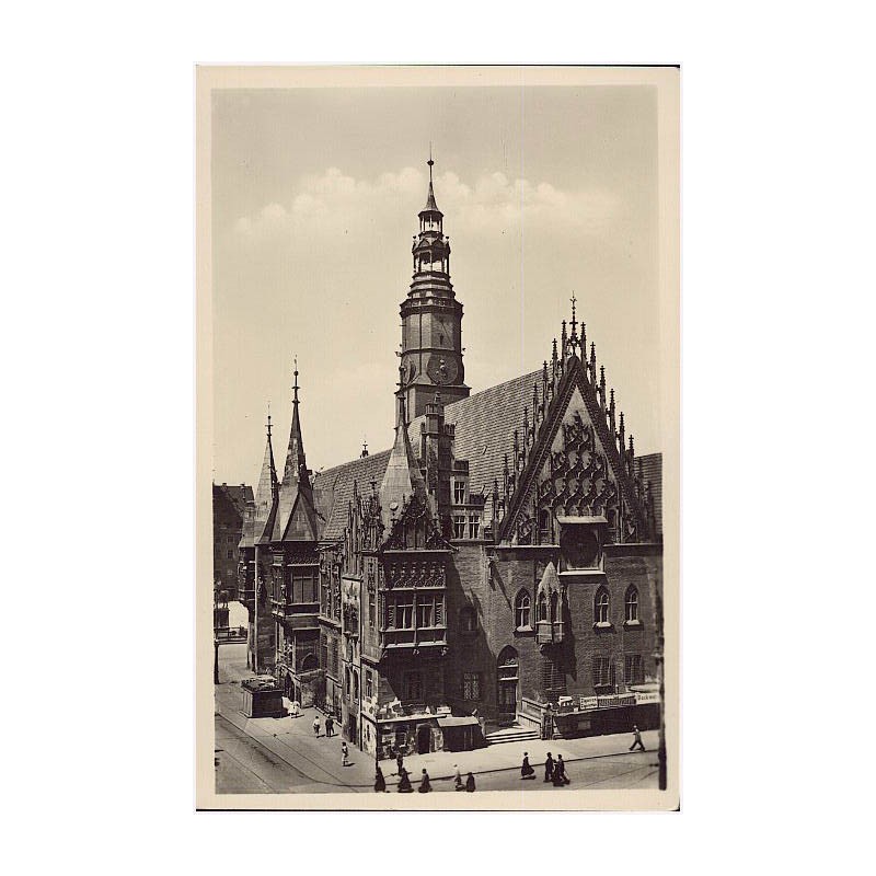 Breslau. Rathaus von der Kornecke