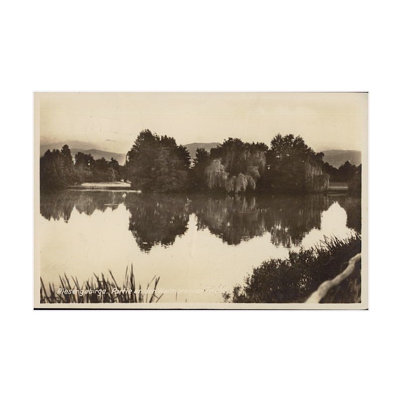 Riesengebirge. Partie an den Warnbrunner Teicher