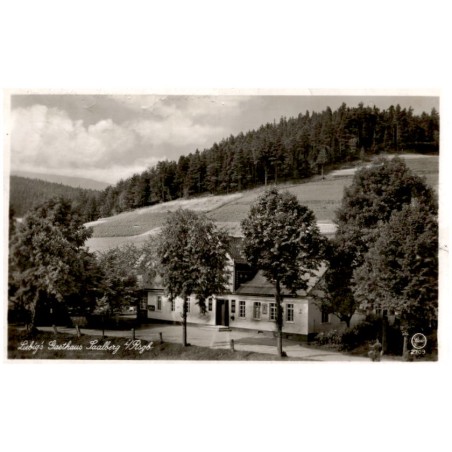 Liebig's Gasthaus Saalberg i/Rsgb. Silesia 2709 / Rewers: Saalbeerg i. Rsgb. Liebig's Gashaus