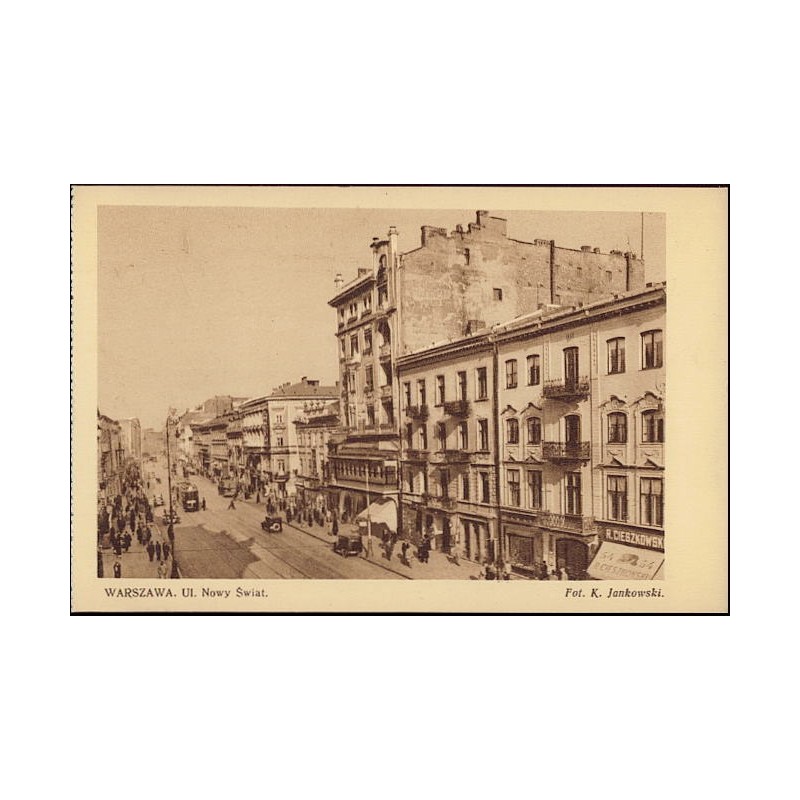 Warszawa. Ul. Nowy Świat. Fot. K. Jankowski