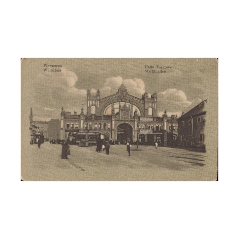 Warszawa. Halle Targowe. Warschau. Markthallen