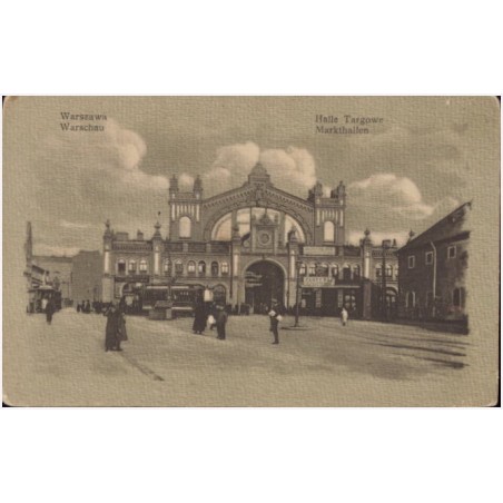 Warszawa. Halle Targowe. Warschau. Markthallen