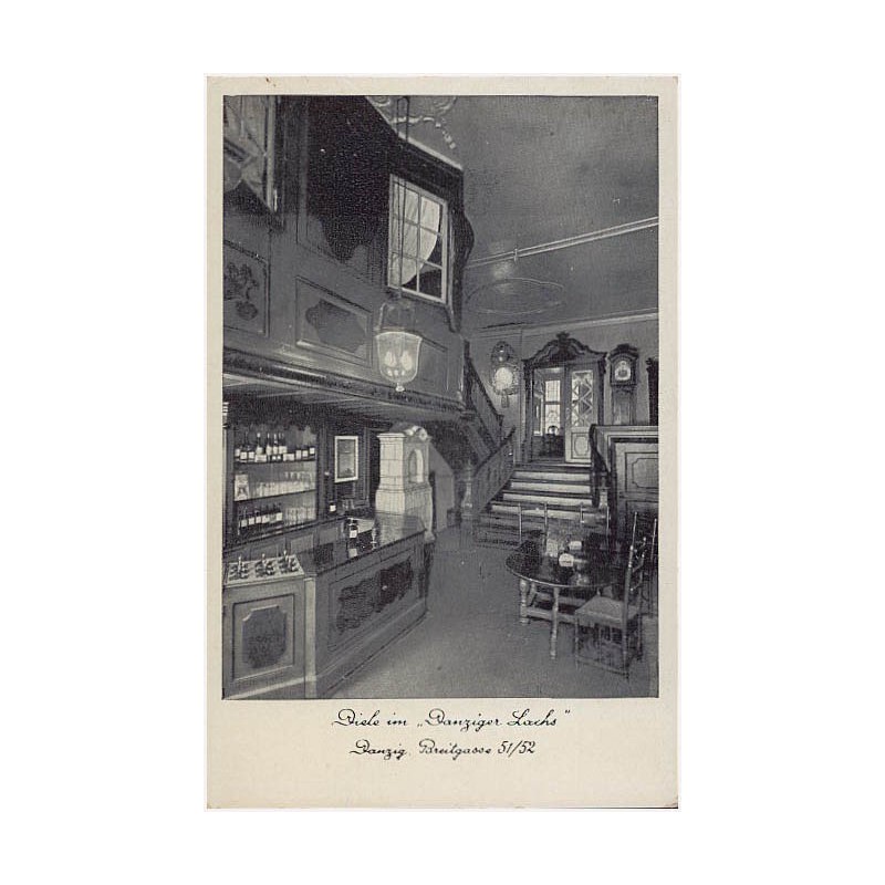 Diele im "Danziger Lachs" Danzig. Breitgasse 51/52 [...]
