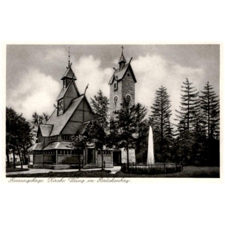Riesengebirge. Kirche Wang in Brückenberg. / Rewers: Die Kirche Wang [...]