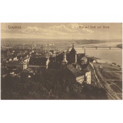 Graudenz. Blick auf Stadt und Strom