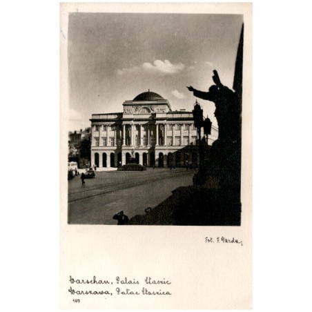 Warschau, Palais Staszic. Warszawa, Pałac Staszica. 167. Fot. F. Gazda