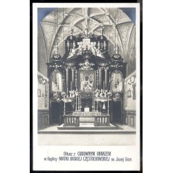 Ołtarz z cudownym obrazem w Kaplicy Matki Boskiej Częstochowskiej na Jasnej Górze.