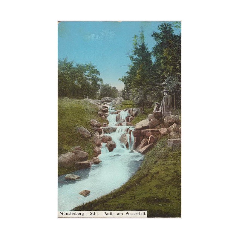 Münsterberg i. Schl. Partie am Wasserfall