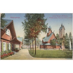 Riesengebirge. Kirche Wang m. Pfarrkirche. Höchste preuss. Pfarrkirche 874 m. ü. M