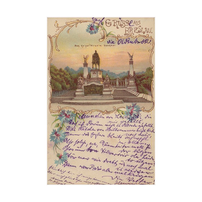 Gruss aus Breslau. Das Kaiser-Wilhelm Denkmal