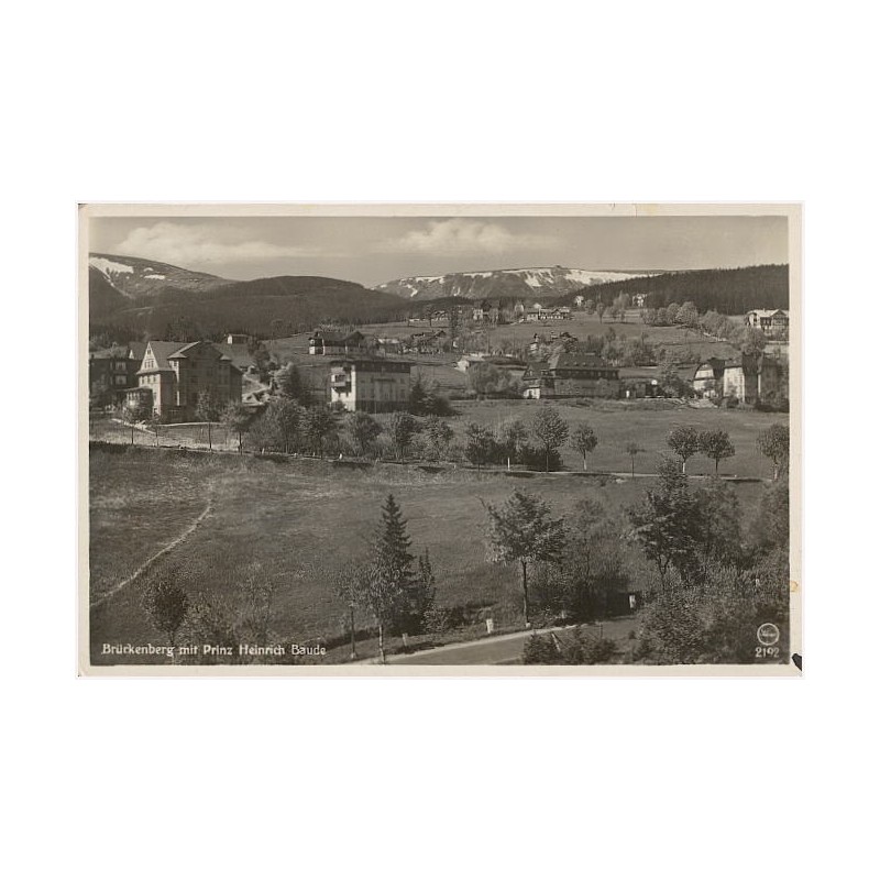 Brückenberg mit Prinz Heinrich Baude. Silesian 2192