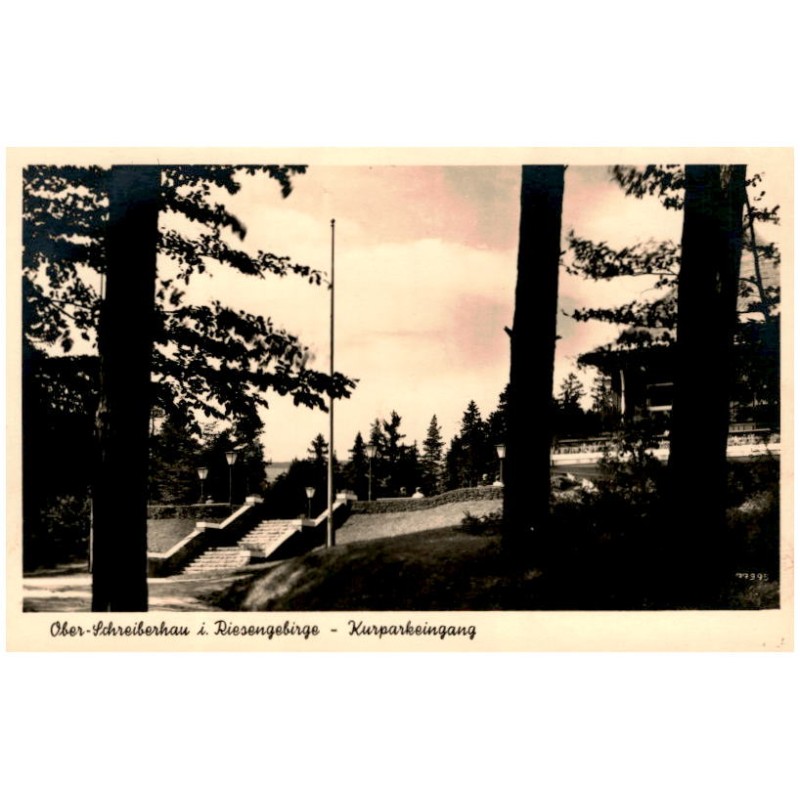Ober-Schreiberhau i. Riesengebirge - Kurparkeingang 77395