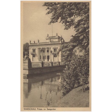Warschau. Palais im Seegarten