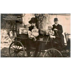 Prinz und Prinzessin Johann Georg zu Schoenaich-Carolath. Prinz Hans Georg. Prinz Georg Wilhelm. Prinzessin Hermine Caroline