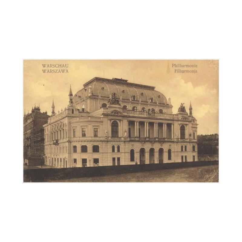 Warschau. Philharmonie. Warszawa. Filharmonja