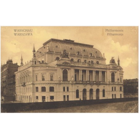 Warschau. Philharmonie. Warszawa. Filharmonja