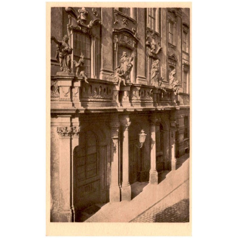 Jubiläums-Postkarte 1811 - August - 1911. Herausgegeben mit Genehmigung von Rektor und Senat der Universität Breslau. Hauptporta