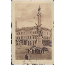 Lwów. Kolumna Mickiewicza. Lemberg. Mickiewicz-Monument