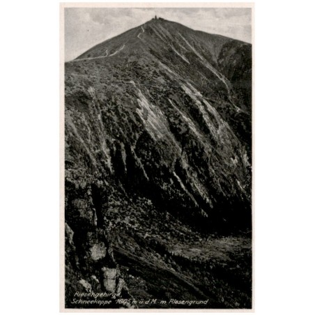 Riesengebirge. Schneekoppe 1605 m ü. d. M. m Riesengrund