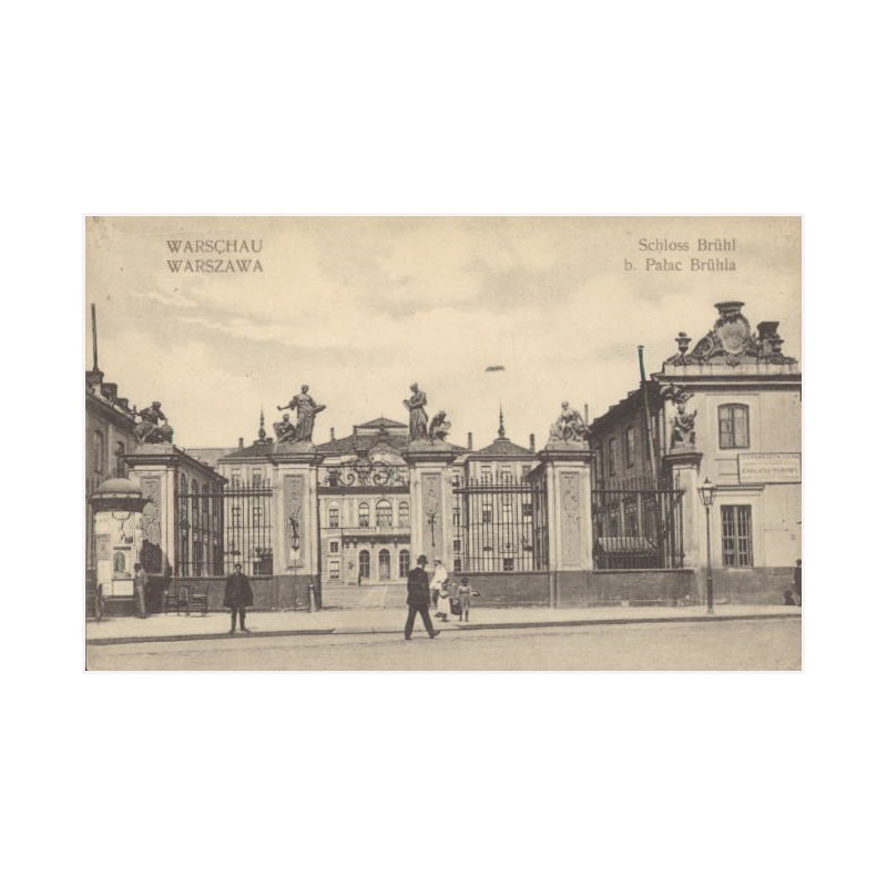 Warschau. Schloss Brühl. Warszawa. b. Pałac Brühla
