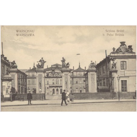 Warschau. Schloss Brühl. Warszawa. b. Pałac Brühla