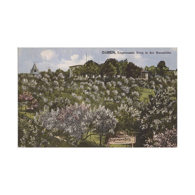 Guben, Engelmanns Berg in der Baumblüte [...]