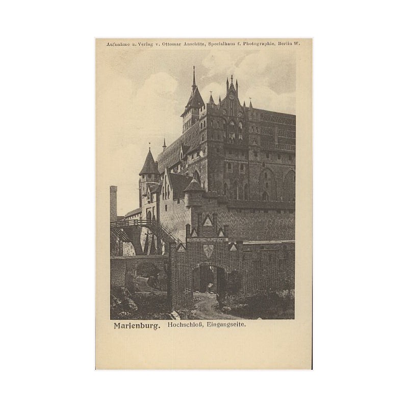 Marienburg. Hochschloß, Eingangseite