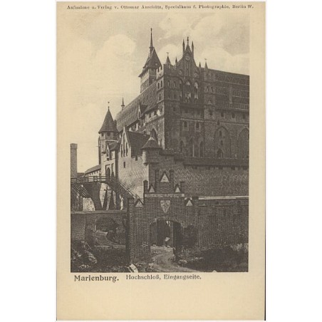Marienburg. Hochschloß, Eingangseite