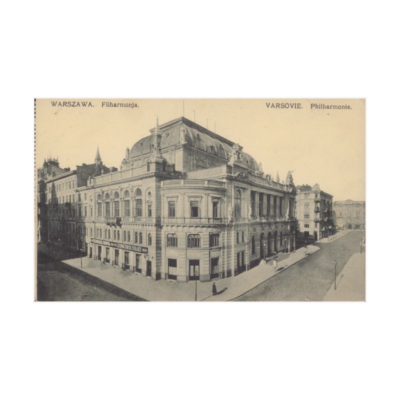 Warszawa. Filharmonja. Varsovie. Philharmonie