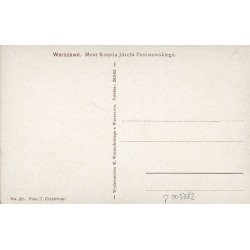Warszawa. Most Księcia Józefa Poniatowskiego. No. 39. Pinx. T. Cieślewski