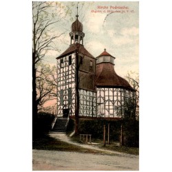 Kirche Podrosche. Abgebr. d. Blitz den 14. V. 07.