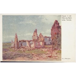 Häuser in der Nähe des Bahnhofes Tarnów. K. L. Prinz pinx