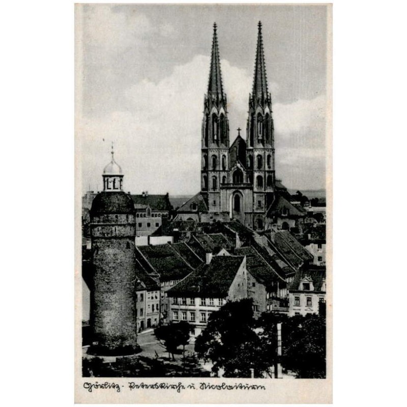 Görlitz. Peterskirche u. Nicolaiturm