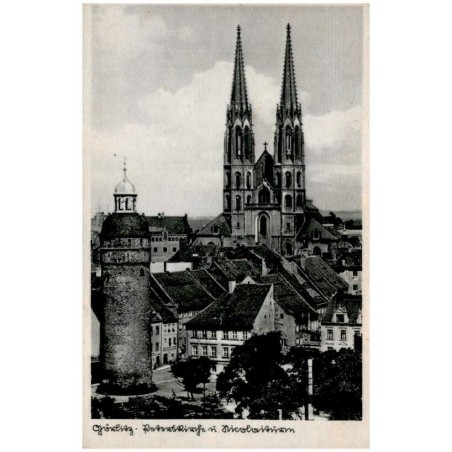 Görlitz. Peterskirche u. Nicolaiturm
